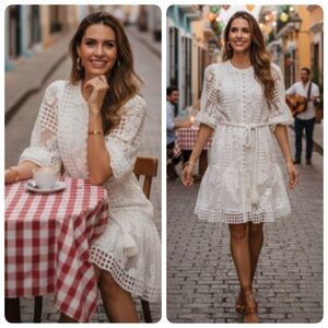 ALEXIS ZAZARIO MINI DRESS SIZE MEDIUM